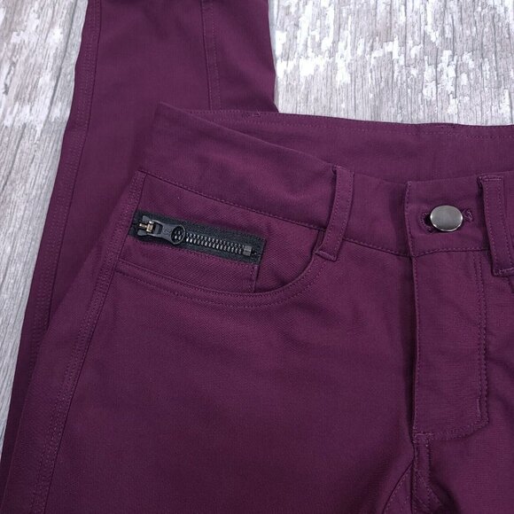 Lululemon Womens Urbanite Pants Size 4 Plum Purple Lightweight Commute Trouser - Picture 5 of 9